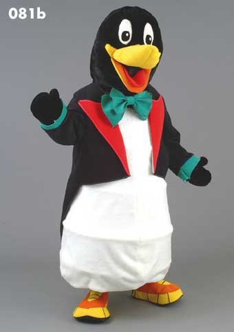 Mascot 081b Penguin in Tux