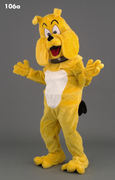 Mascot 106a Dog Bulldog - Yellow