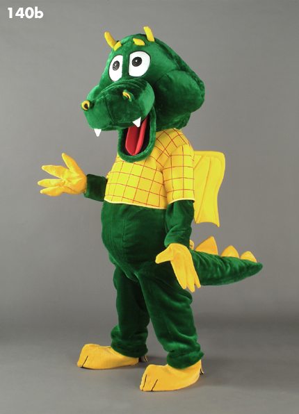 Mascot 140b Dragon - Yellow shirt