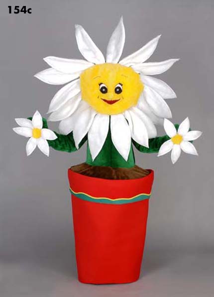 Mascot 154c Flower Pot - Daisy