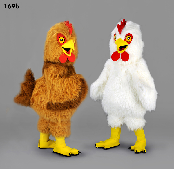 Mascot 169b Chick - White or Brown - Click Image to Close
