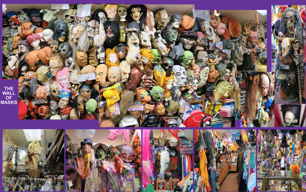THE WALL OF MASKS